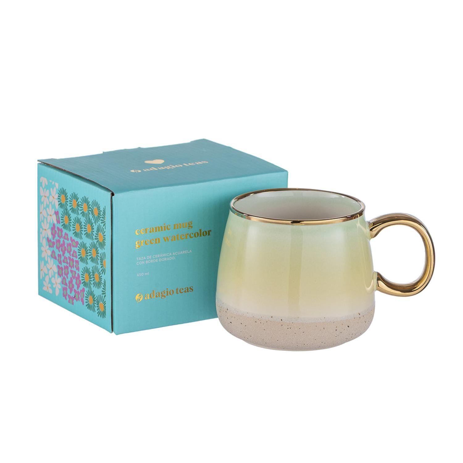 Taza Cerámica Turquesa 450 ml-3