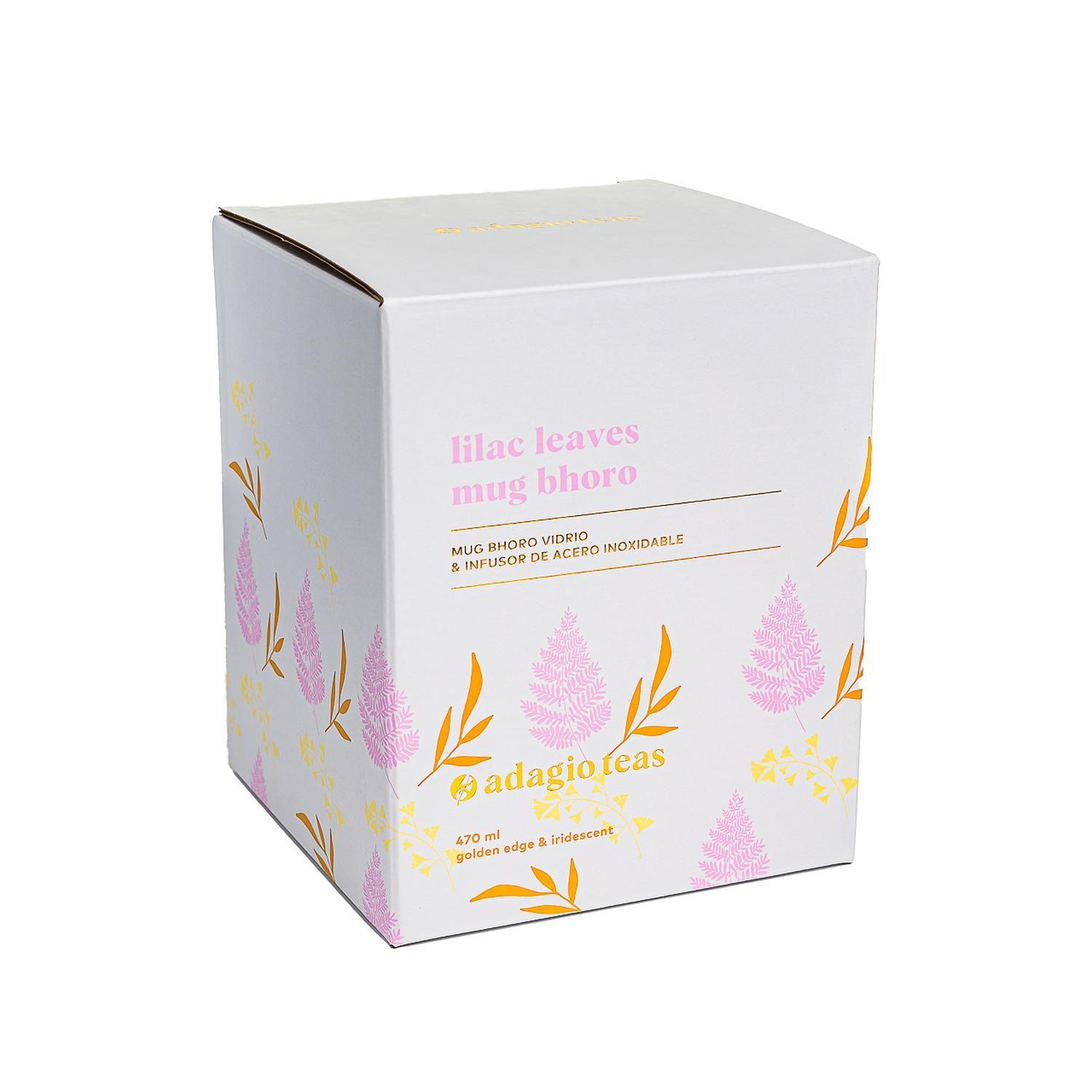 Mug Bhoro Lilac Leaves Iridescent 470 ml-2