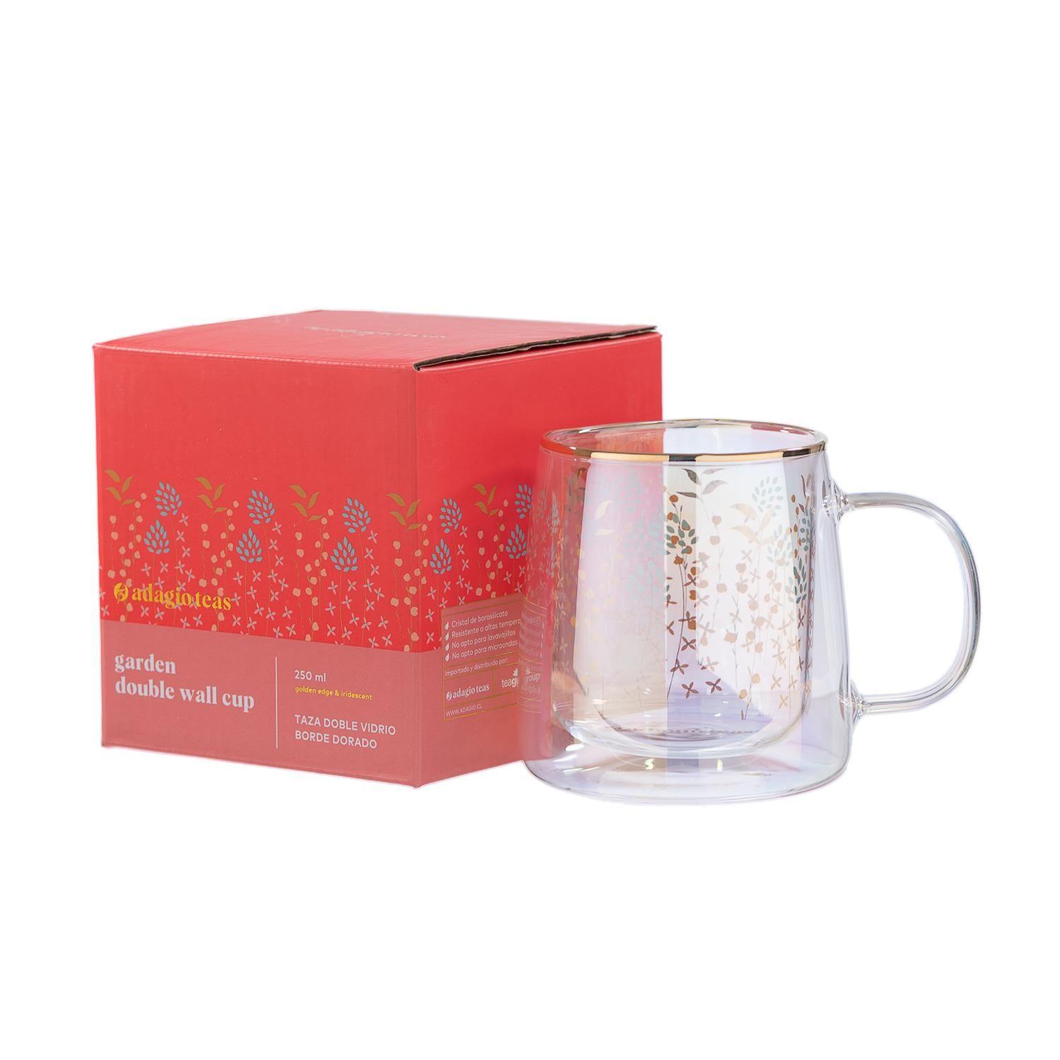 Taza Doble Vidrio Secret Garden 250 ml-2