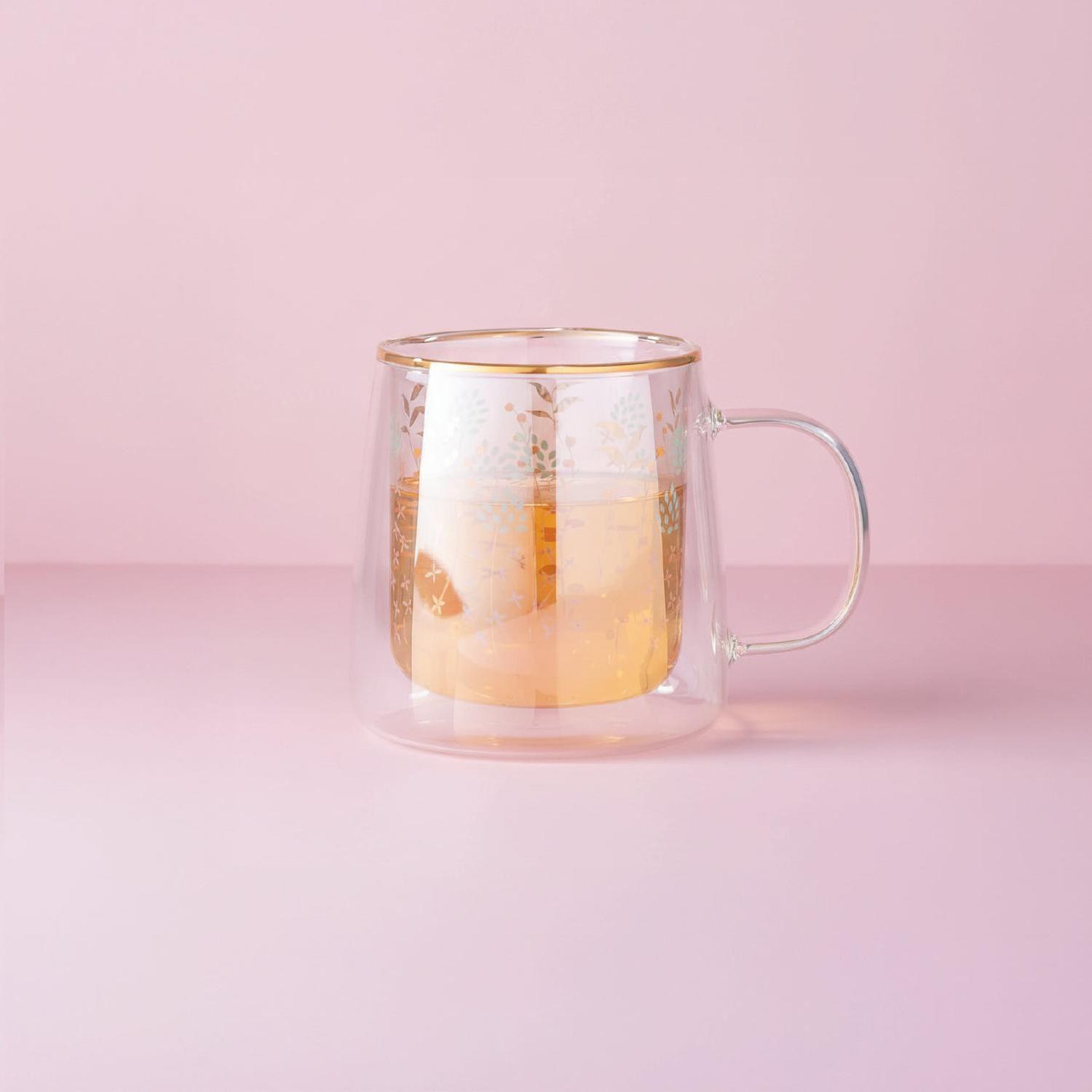 Taza Doble Vidrio Secret Garden 250 ml-3