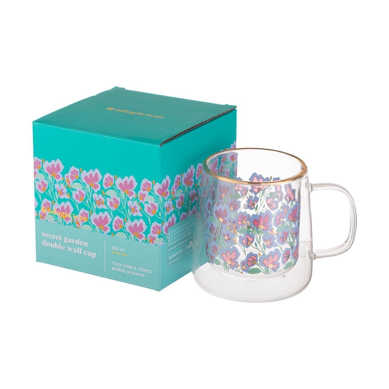 Taza Doble Vidrio Secret Garden 250 ml-2