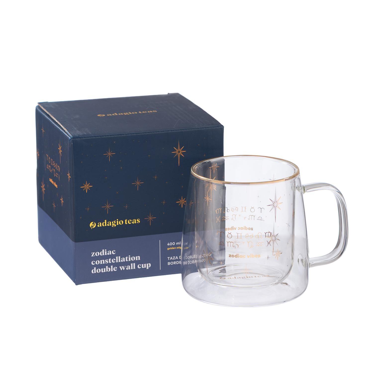 Taza Doble Vidrio Zodiac Constellation 400 ml-2