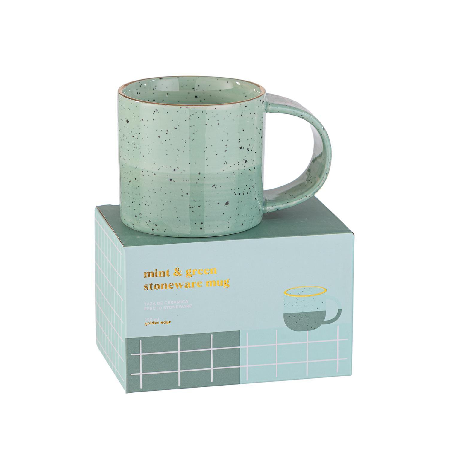 Taza Cerámica Mint & Green 350 ml-2