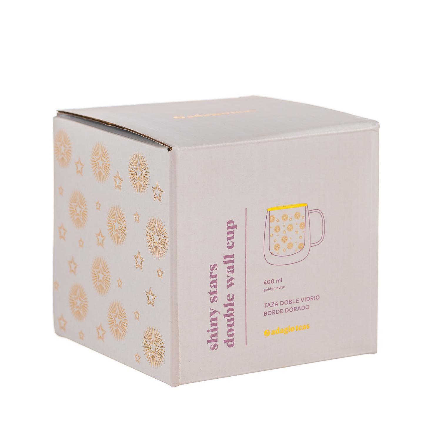 Taza Doble Vidrio Shiny Stars 400 ml-2
