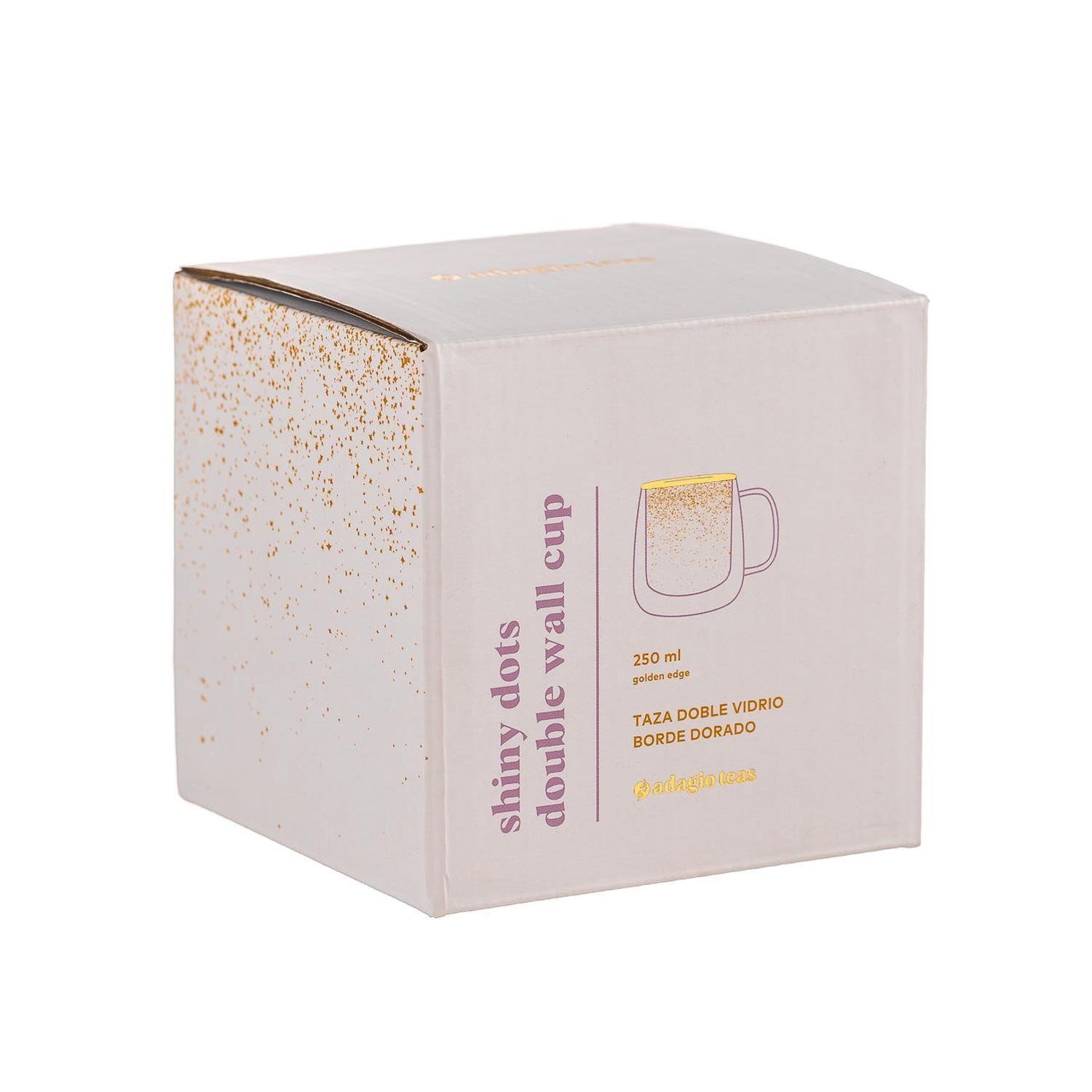 Taza Doble Vidrio Shiny Dots 250 ml-2