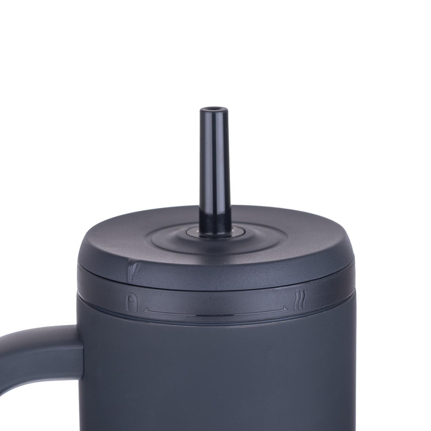 Straw Tumbler Negro 1180 ml-2