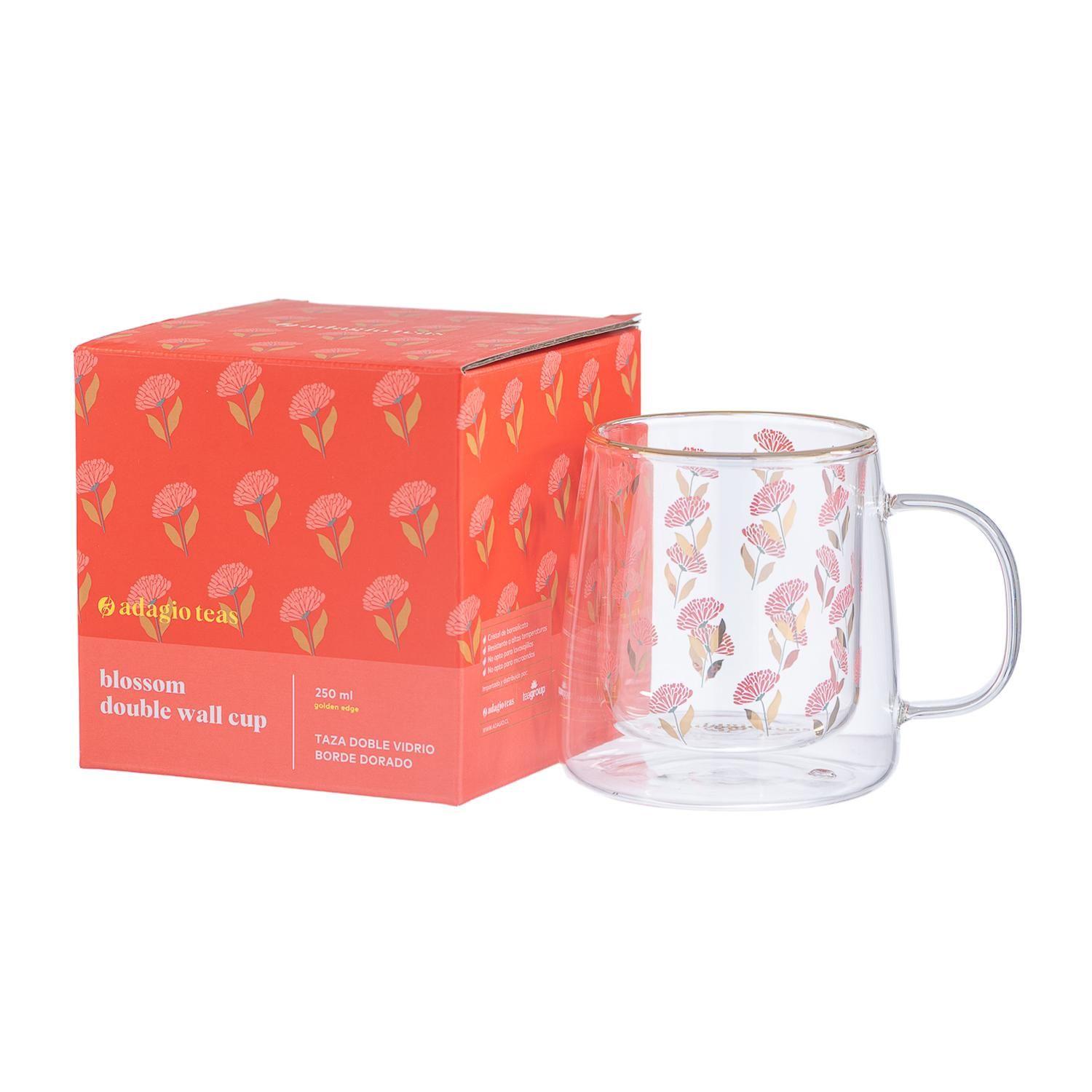 Taza Doble Vidrio Blossom 250 ml-2