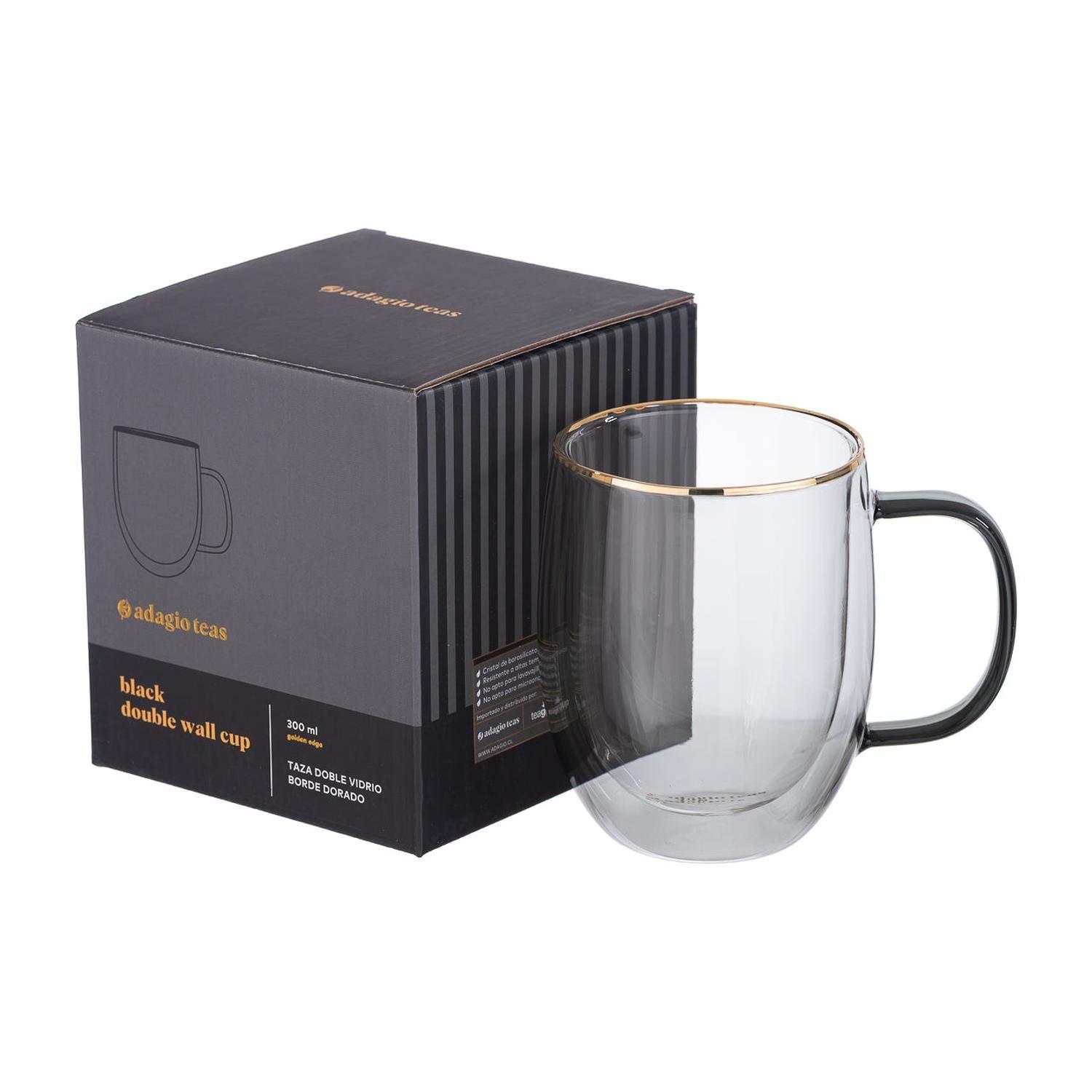 Taza Doble Vidrio Black 300 ml-2