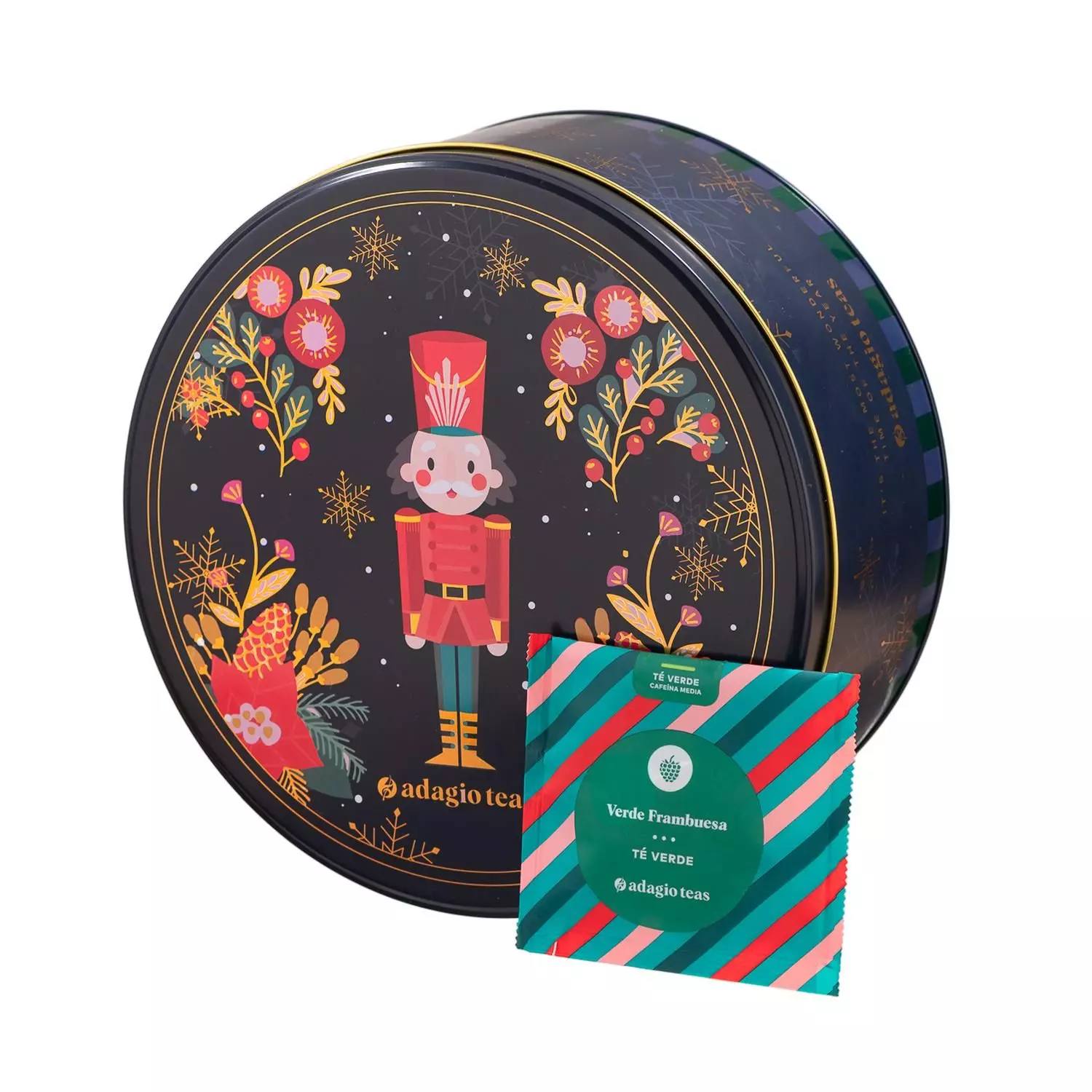 Caja Redonda 36 Teabags Navidad-2