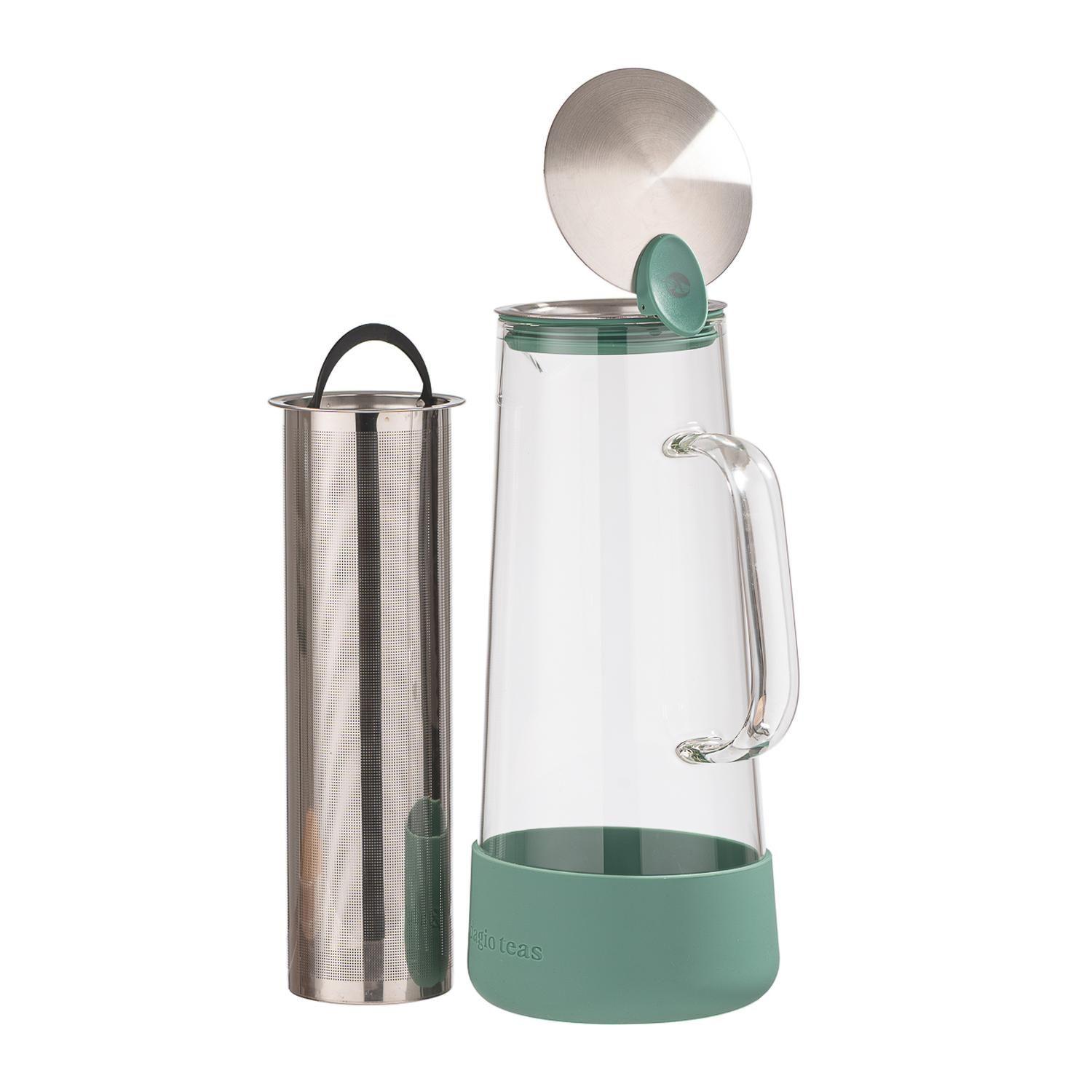 Silicone Tea Maker Green 1.3 L-2