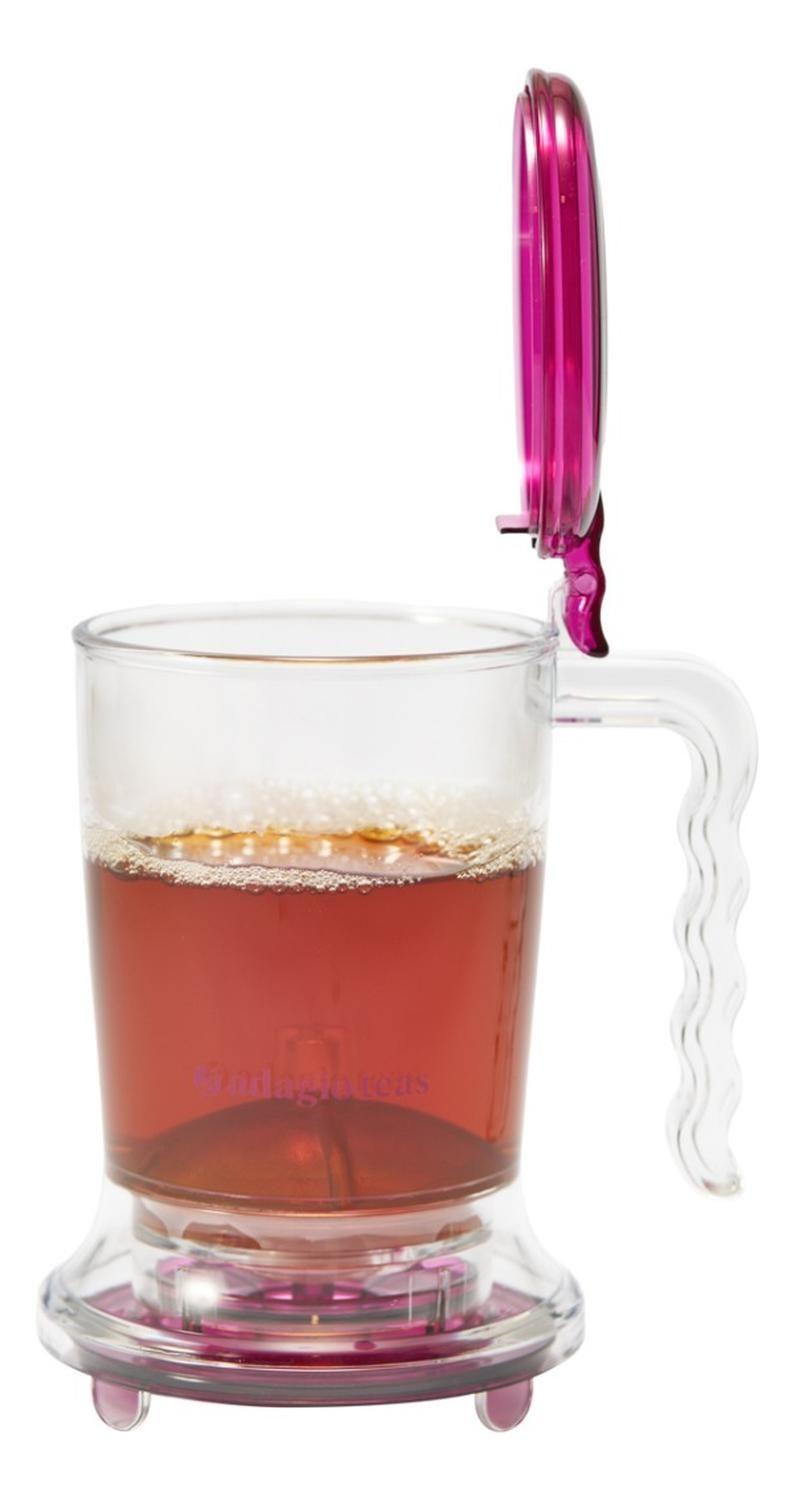Adagio Tetera Ingenuitea Transparente Morado 450ml-1
