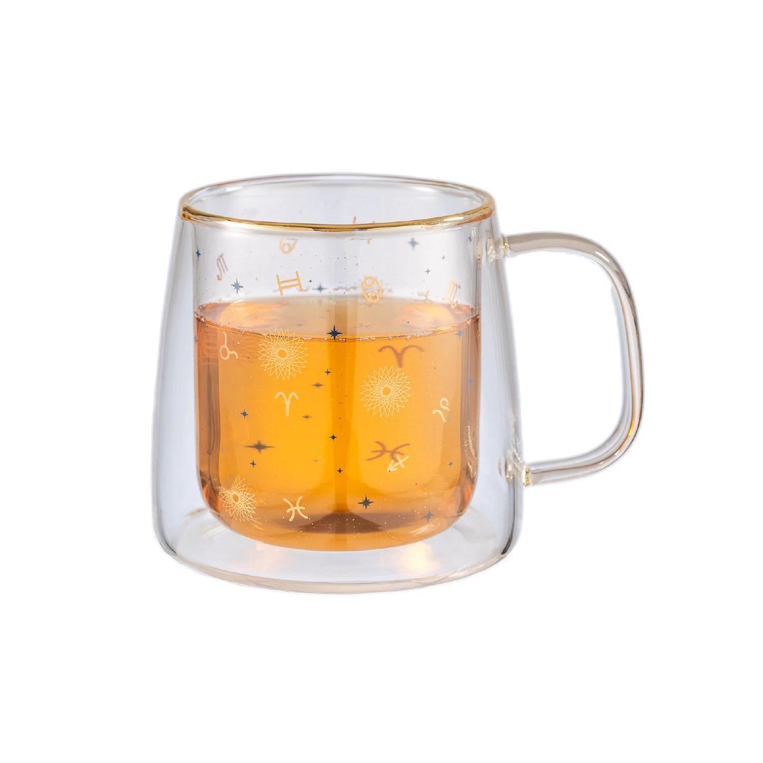 Taza Doble Vidrio Zodiac & Astrology 400 ml-1