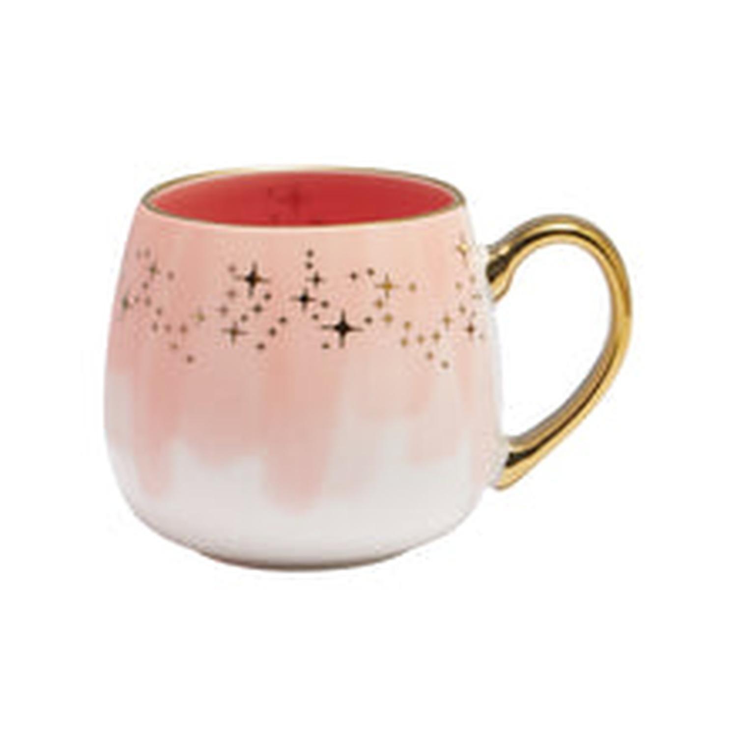 Taza Acuarela Rosado 400 ml-0