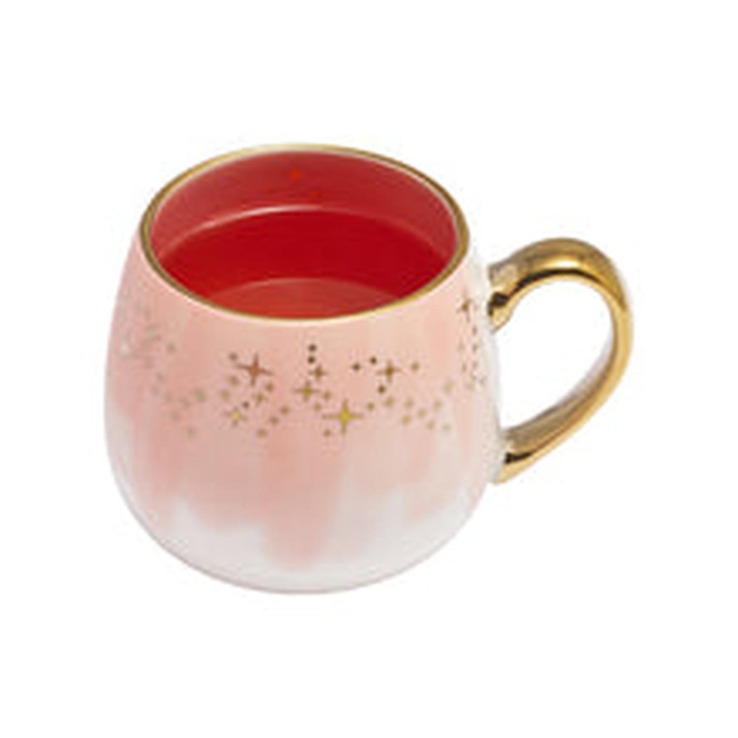 Taza Acuarela Rosado 400 ml-1