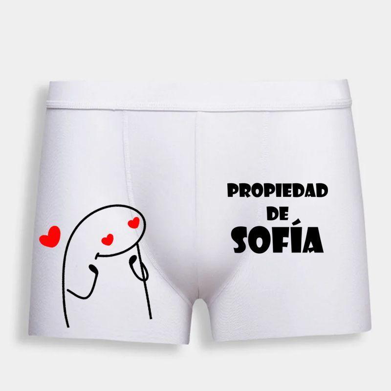 Bóxer divertido Propiedad de…-0