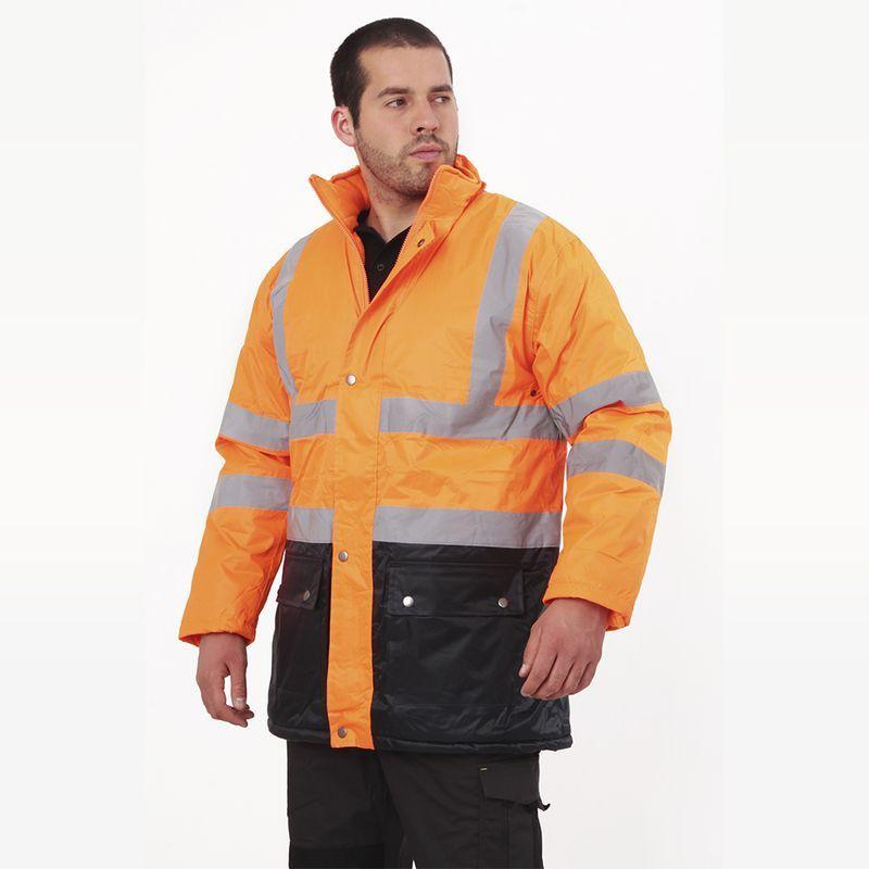 Parka Alta Visibilidad Maxfrost Naranja-0