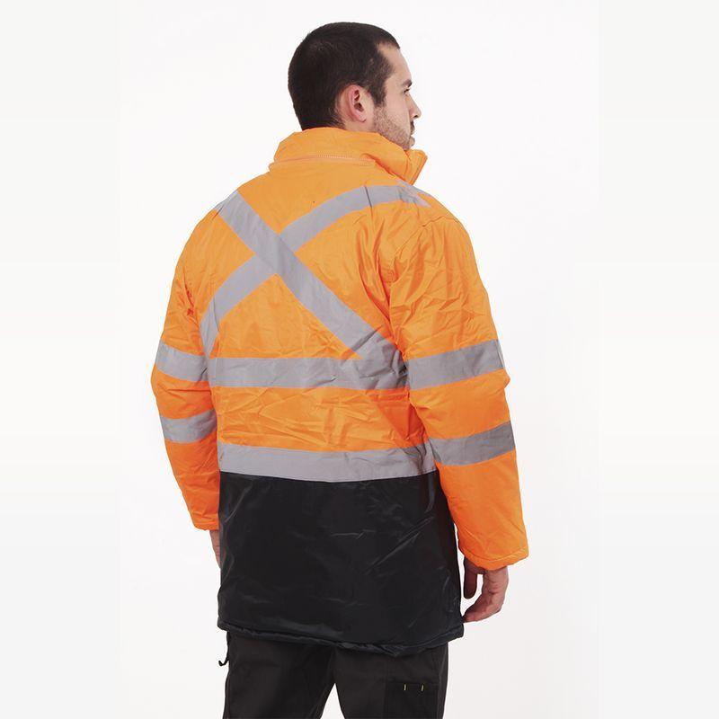 Parka Alta Visibilidad Maxfrost Naranja-1