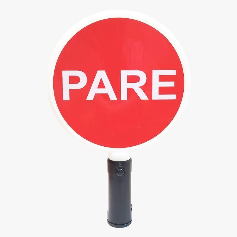 Paleta De Señalización  Pare Y Siga Led-1