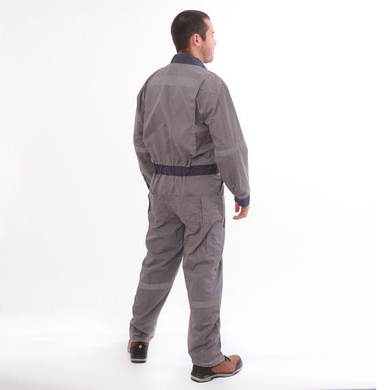 Overol Poplin Con Cinta Gris-1