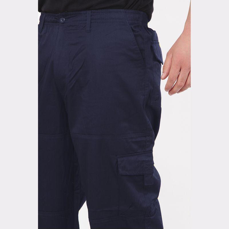 Pantalón Poplin Tipo Cargo Sin Forro-2