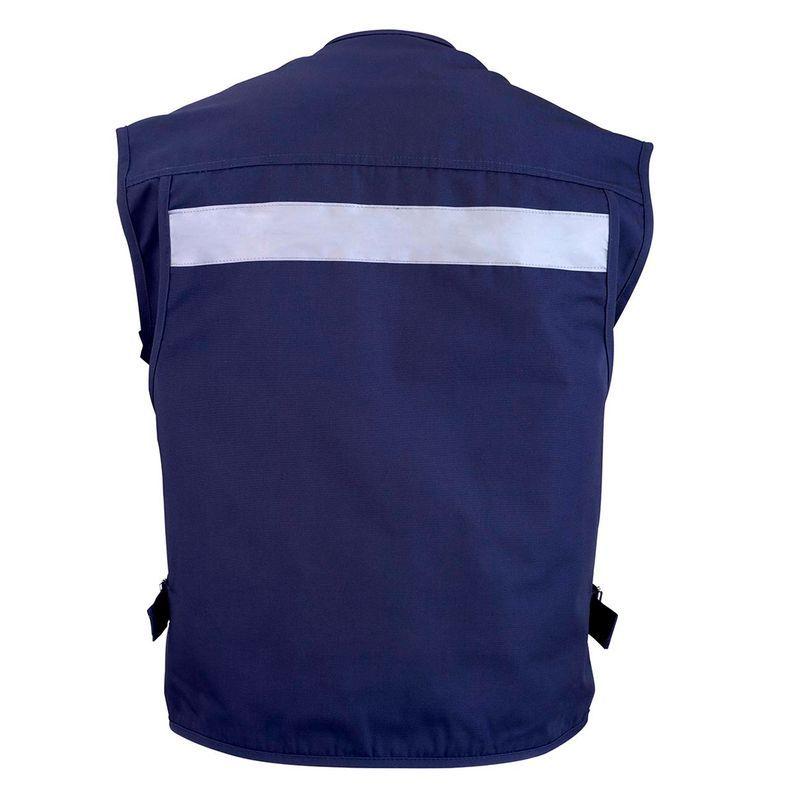 Chaleco Geólogo Canvas Azul-1