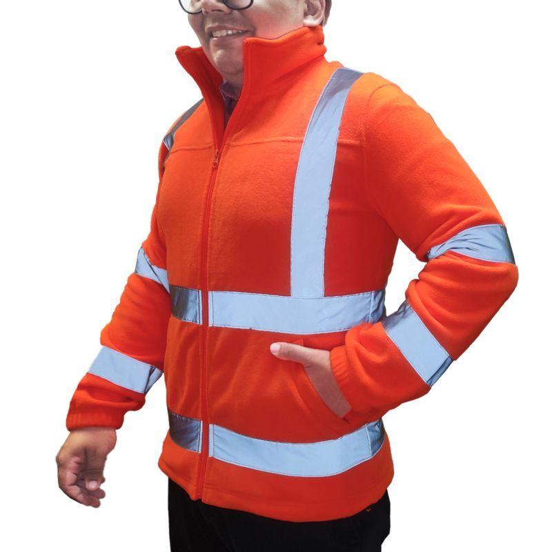Chaqueta Micropolar Vial Naranjo-2
