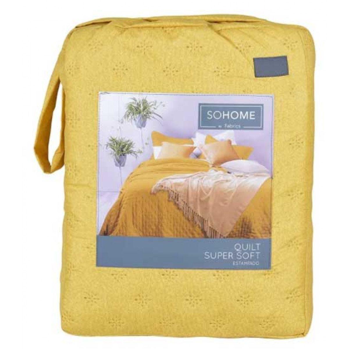 CUBRECAMA 1.5 PLAZAS ULTRASONICO OXFORD AMARILLO MASHINI-1