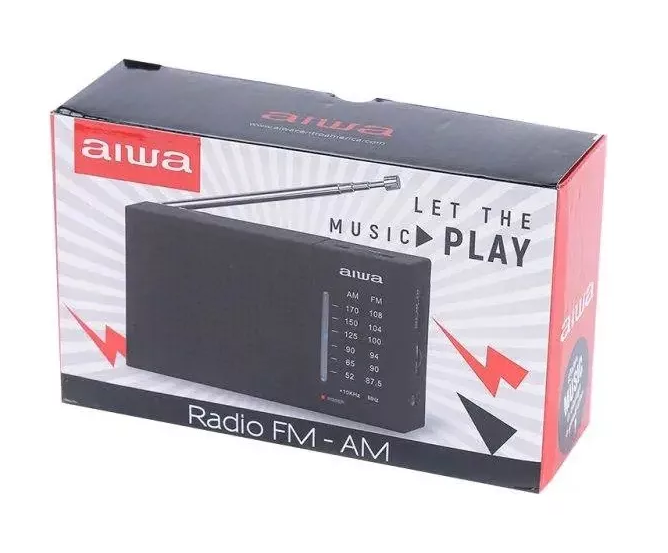 Radio Aiwa Awfml2 Am-fm Análogo Portátil Conector 3.5 Mm-3
