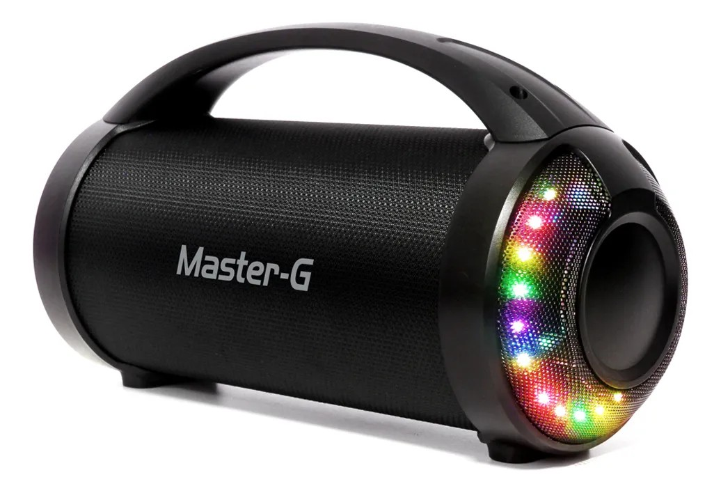 Parlante Master-g Pantera Rgb Bluetooth Sensewave Tws Negro-0