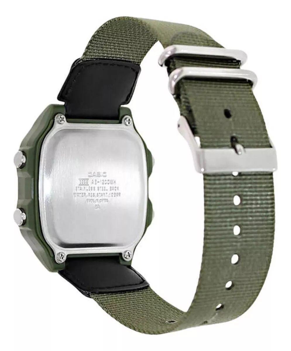 Reloj De Pulsera Casio Digital Ae-1200whb-3bvdf Verde-4