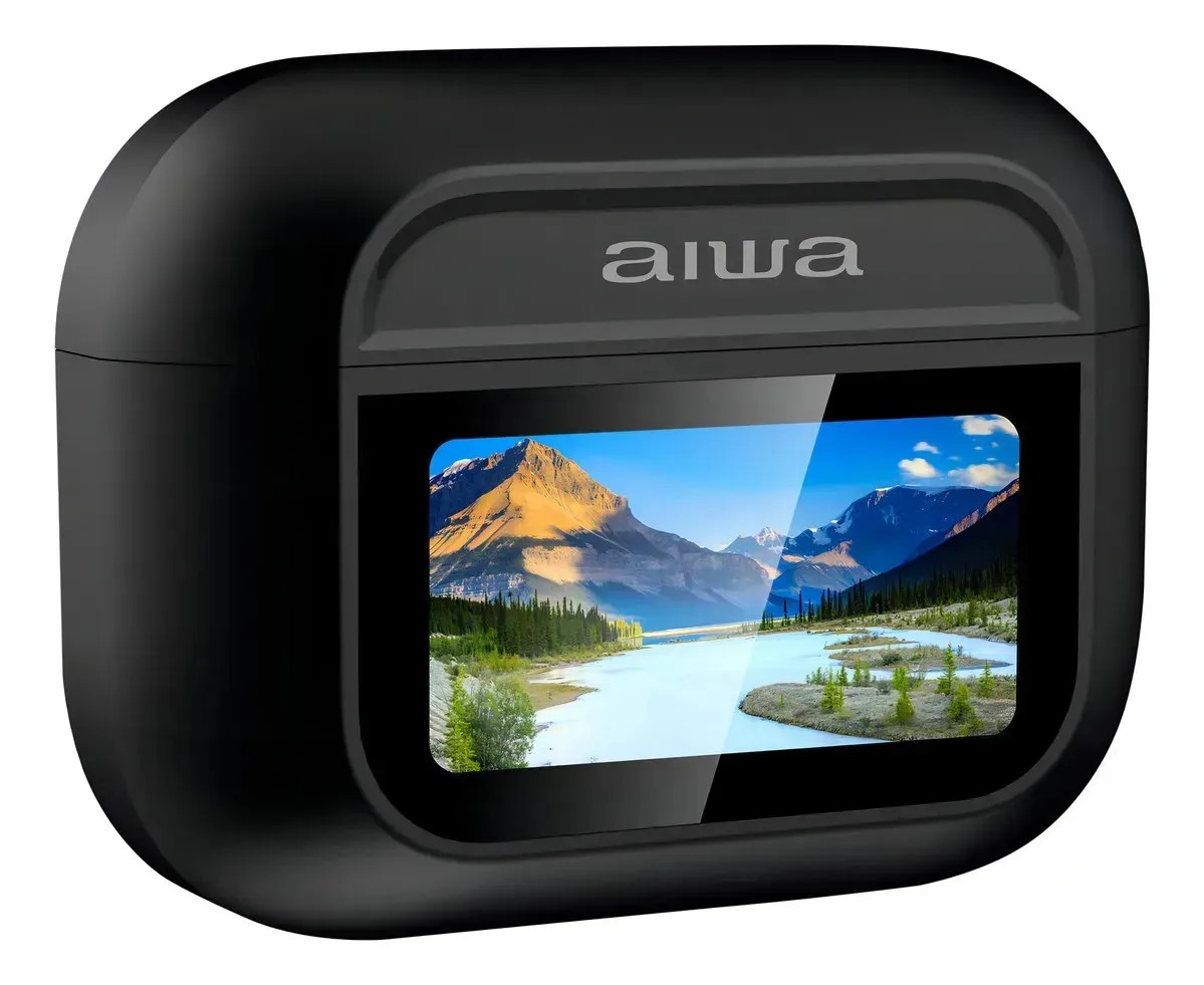 Audifonos Bluetooth Tws Aiwa Awtwsgprob Anc Pantalla Tactil-1