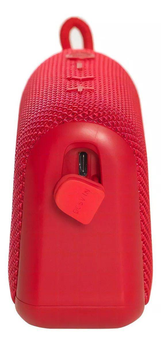 Parlante Portatil Aiwa Impermeable Ipx6 Radio Fm Aw-kf3 Rojo-4