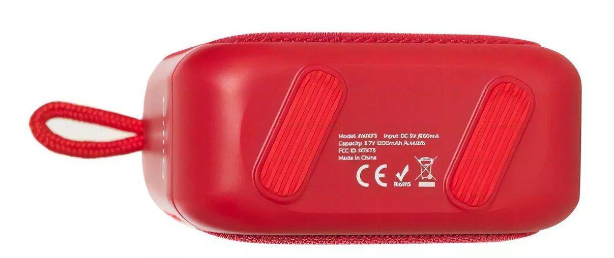 Parlante Portatil Aiwa Impermeable Ipx6 Radio Fm Aw-kf3 Rojo-5