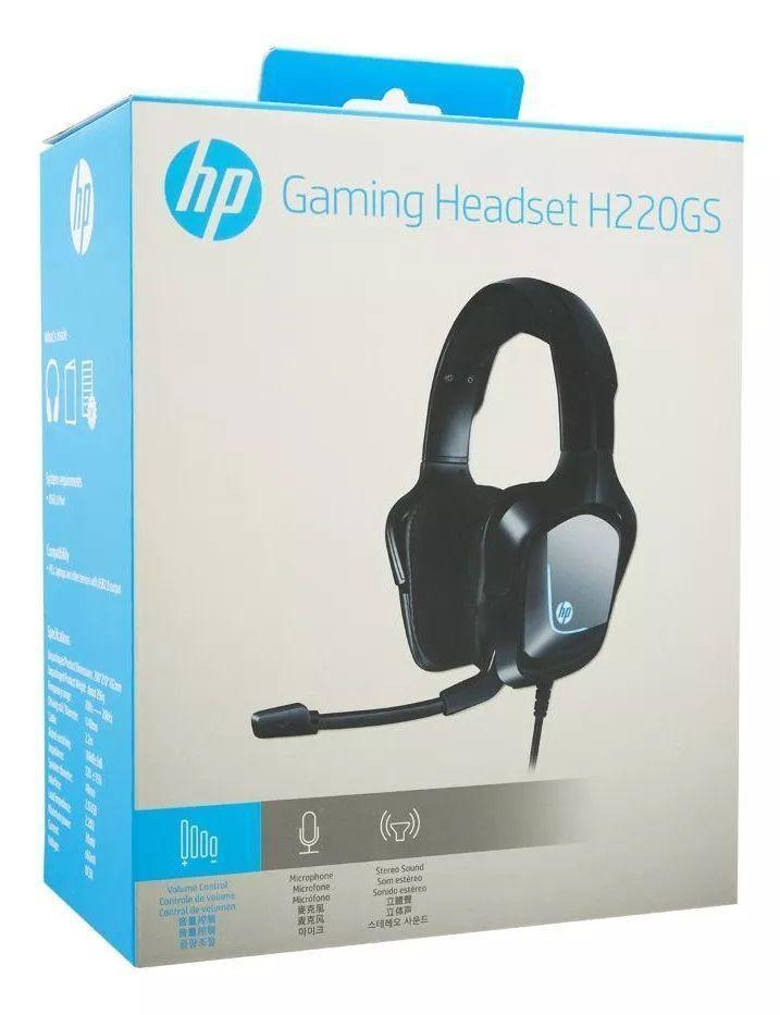Audífono Gaming Headset Hp H220 Pc Jack 3,5mm Con Luz Led-4
