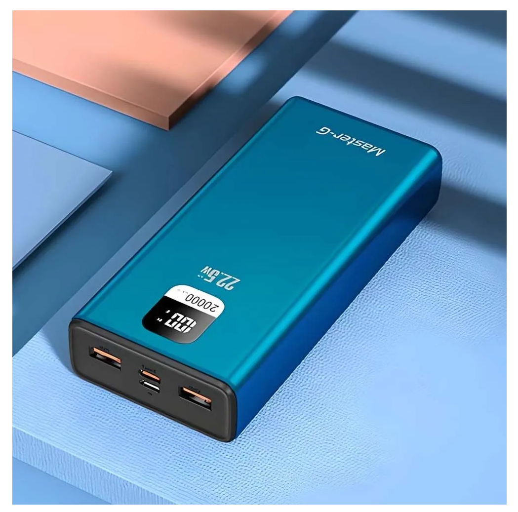 Power Bank Master-g 20000 Mah 22.5w Pd Incluye Cable Usb C-5