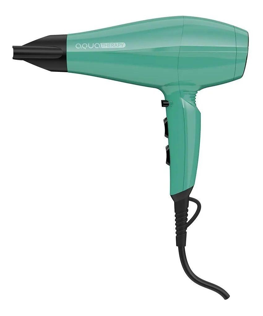 Secador De Pelo Gama Brilliant Ceramic Ion Aqua Therapy Verde-1