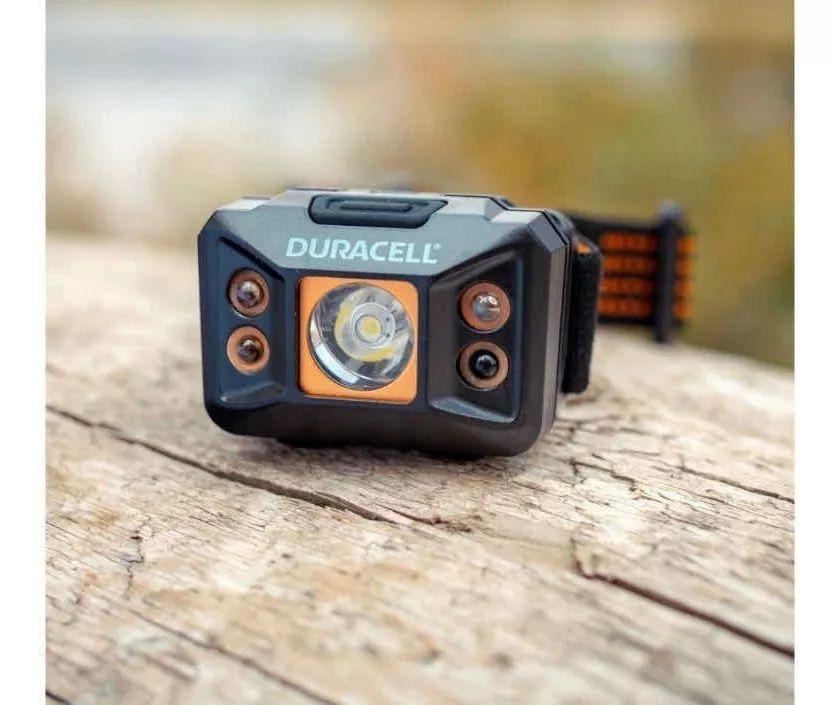 Linterna De Cabeza Led Duracell 250 Lúmenes + 3 Pilas Aaa-2