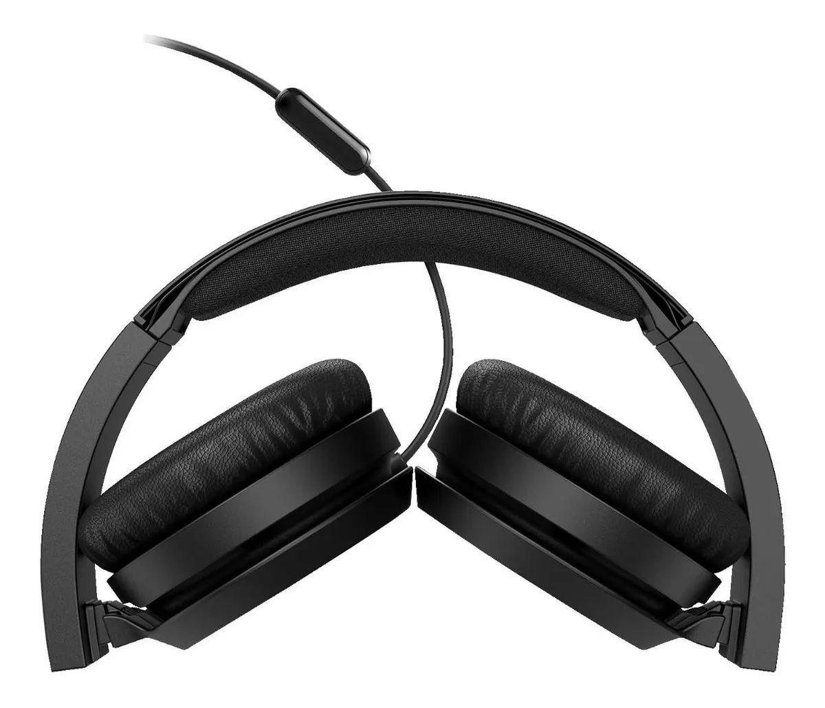 Auriculares Philips Tah4105bk Plegable Con Micrófono Negro-2