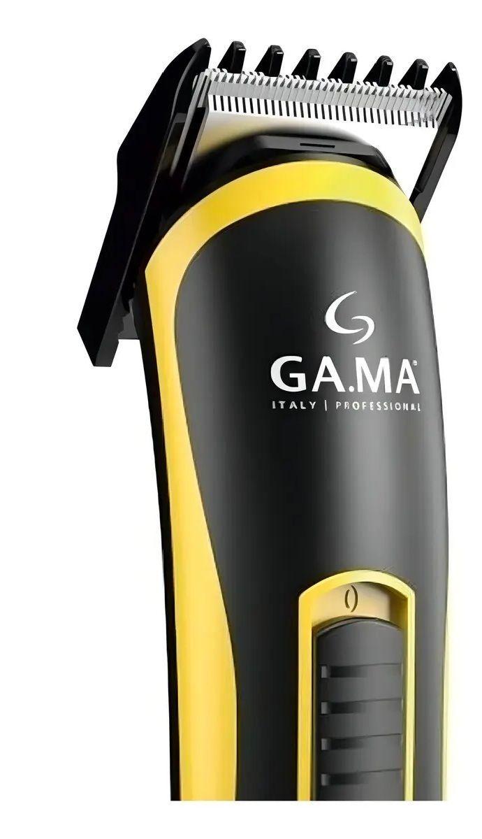 Corta Pelo Trimmer Gama Gt527 Sport Usb Negro Amarillo-2