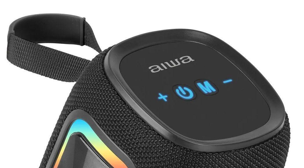 Parlante Aiwa Aw-kb61b Bluetooth 12w Radio Fm.-3