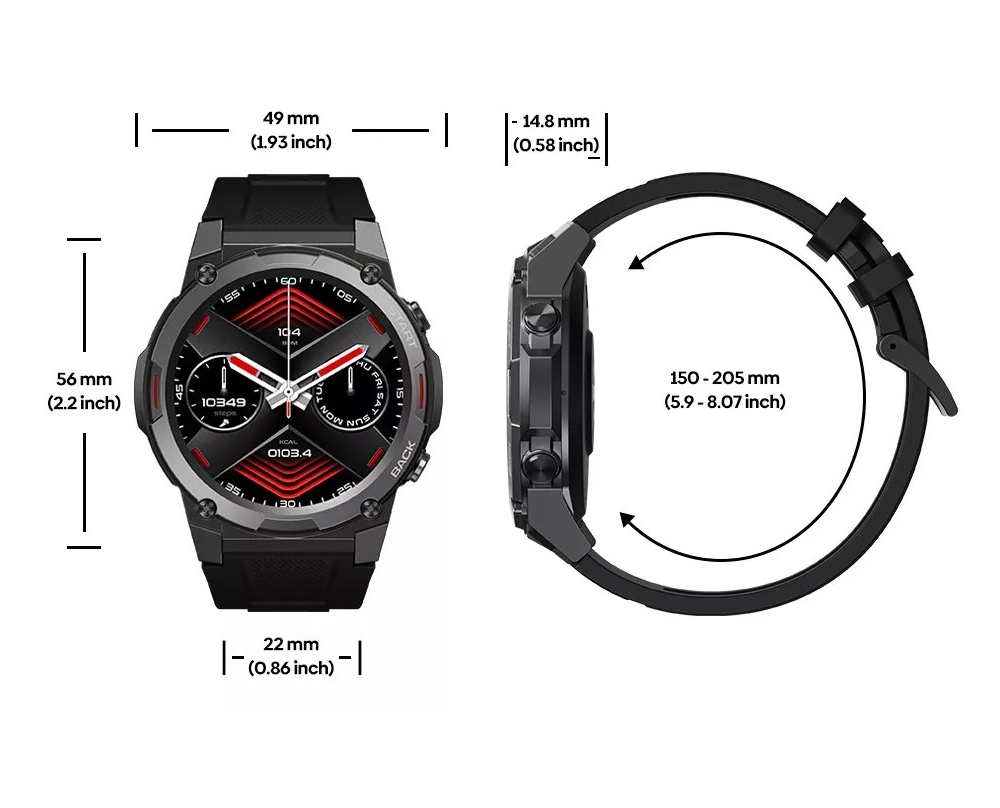 Reloj Smartwatch Zeblaze Vibe 7pro Amoled Llamadas Bluetooth-2