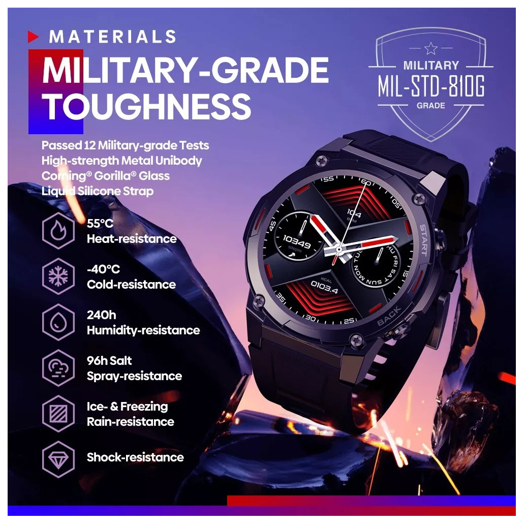 Reloj Smartwatch Zeblaze Vibe 7pro Amoled Llamadas Bluetooth-3