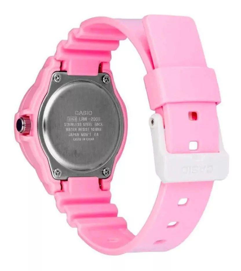 Reloj De Pulsera Para Dama Casio Lrw-200h-4b. Original Rosa-3