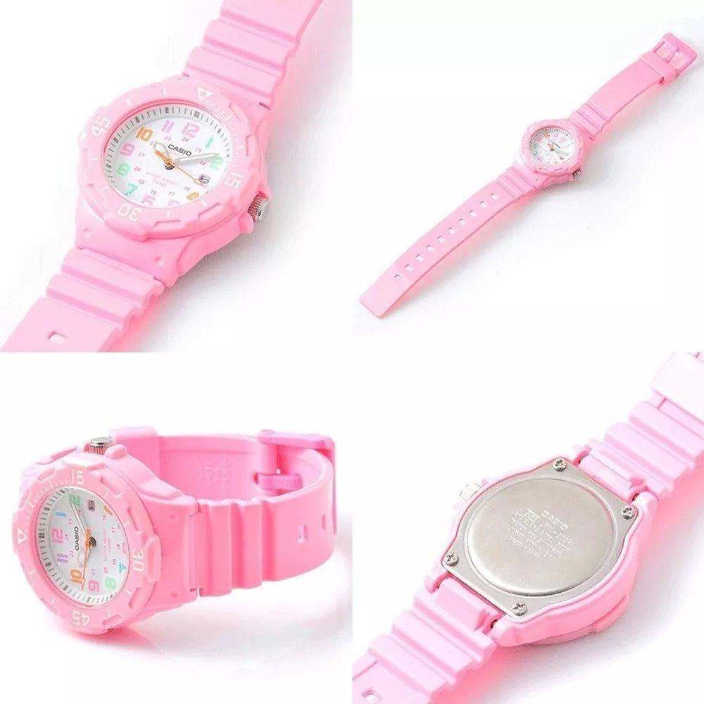 Reloj De Pulsera Para Dama Casio Lrw-200h-4b. Original Rosa-4