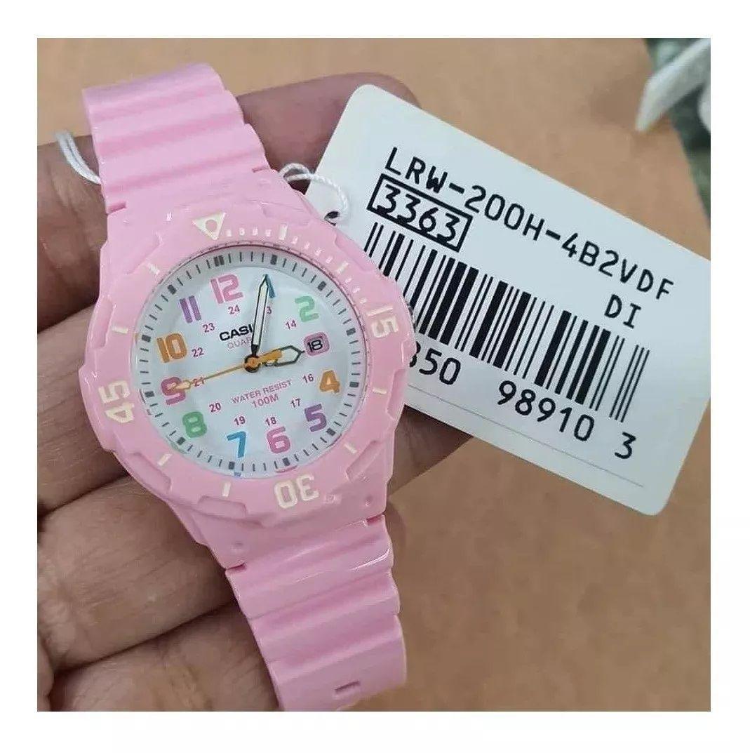 Reloj De Pulsera Para Dama Casio Lrw-200h-4b. Original Rosa-5