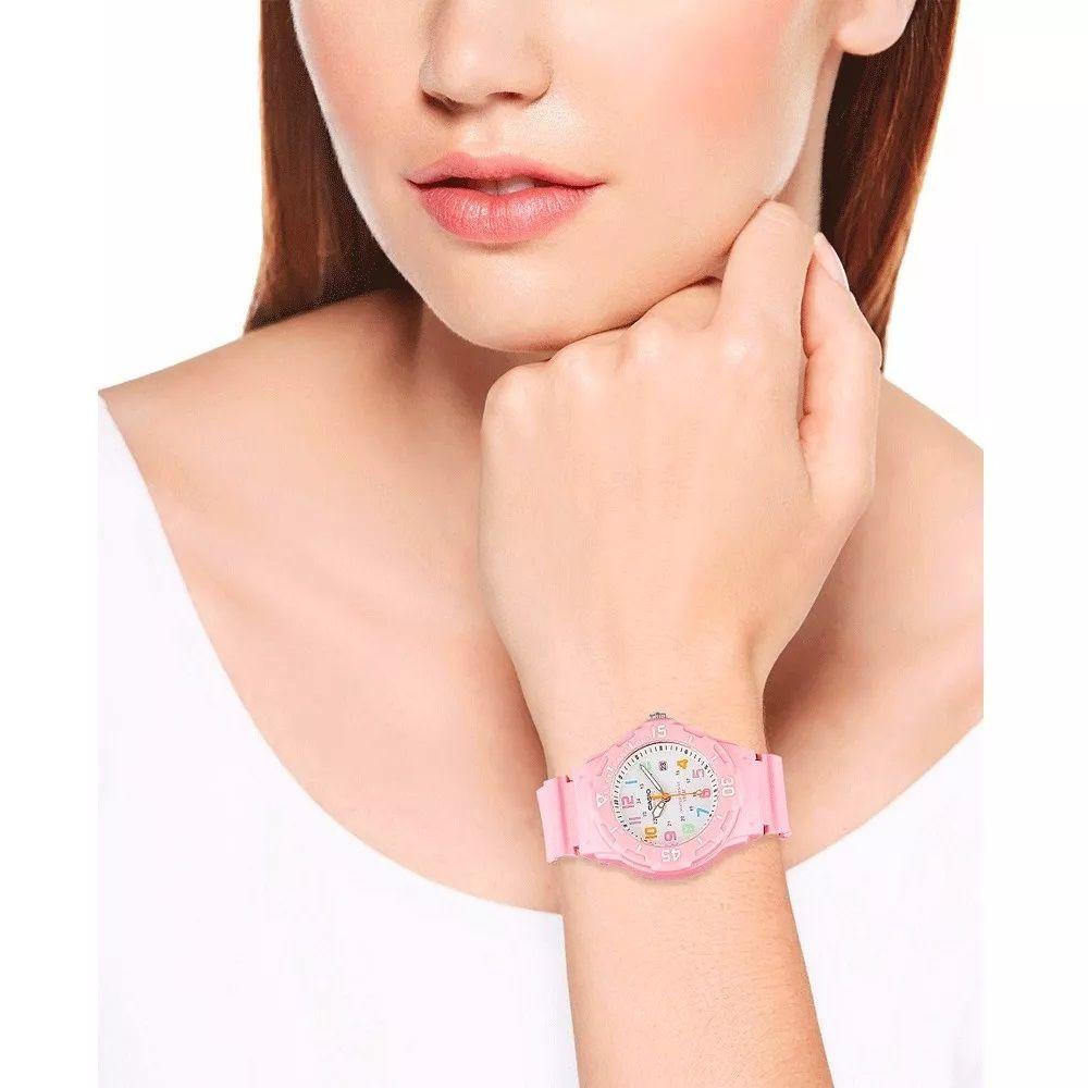 Reloj De Pulsera Para Dama Casio Lrw-200h-4b. Original Rosa-6