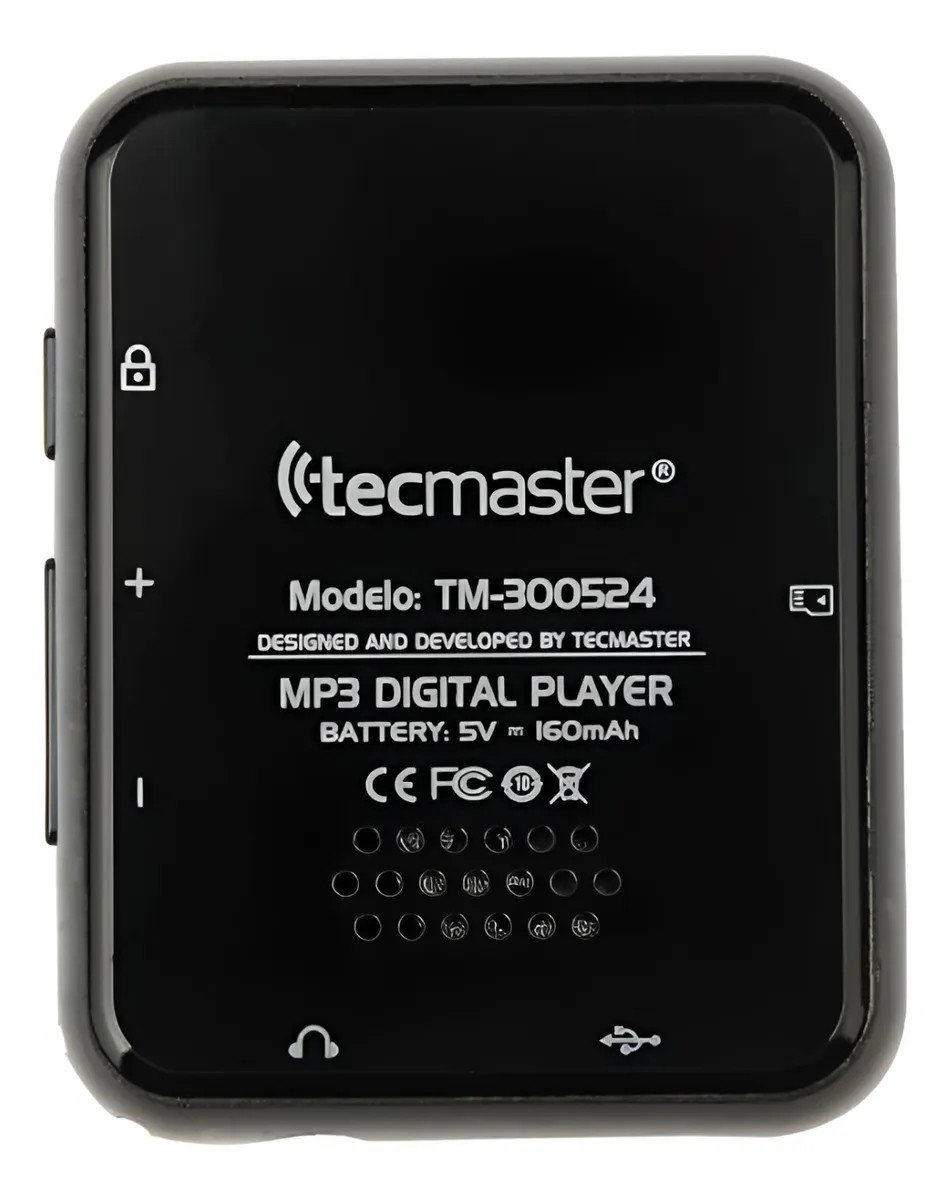 Mp3 Tecmaster Touch 16gb Con Bluetooth Y Audifonos 3,5mm-2