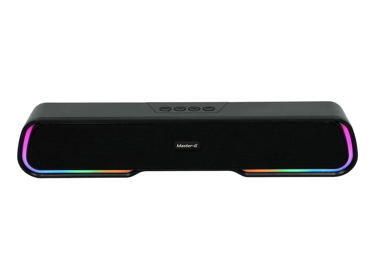 Soundbar Recargable Bluetooth Gamer Con Rgb Y Tws Masterg-2