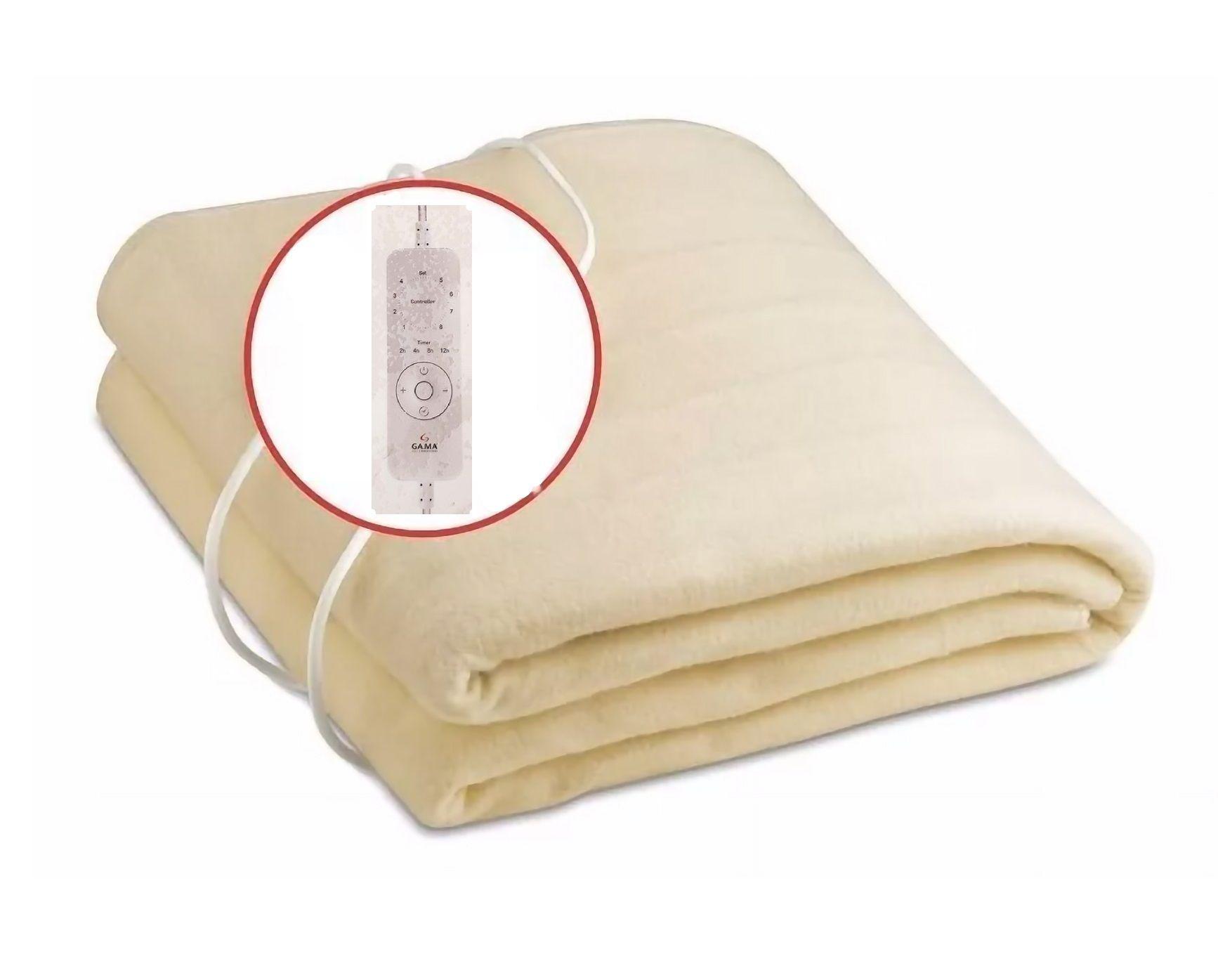 Calienta Cama 1 Plaza Gama Timer Y 8 Temperaturas 150x90 Cm.-0