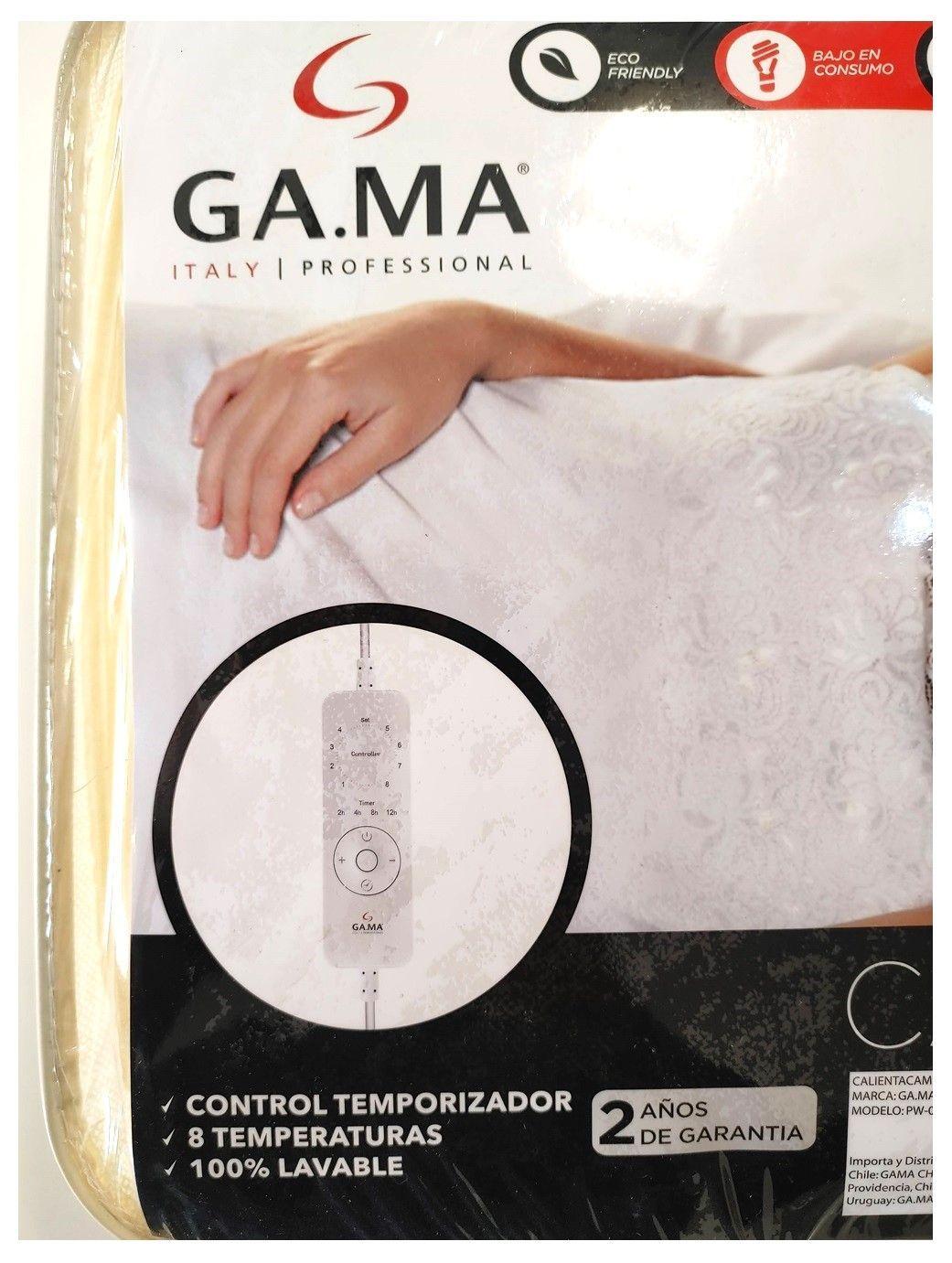 Calienta Cama 1 Plaza Gama Timer Y 8 Temperaturas 150x90 Cm.-1